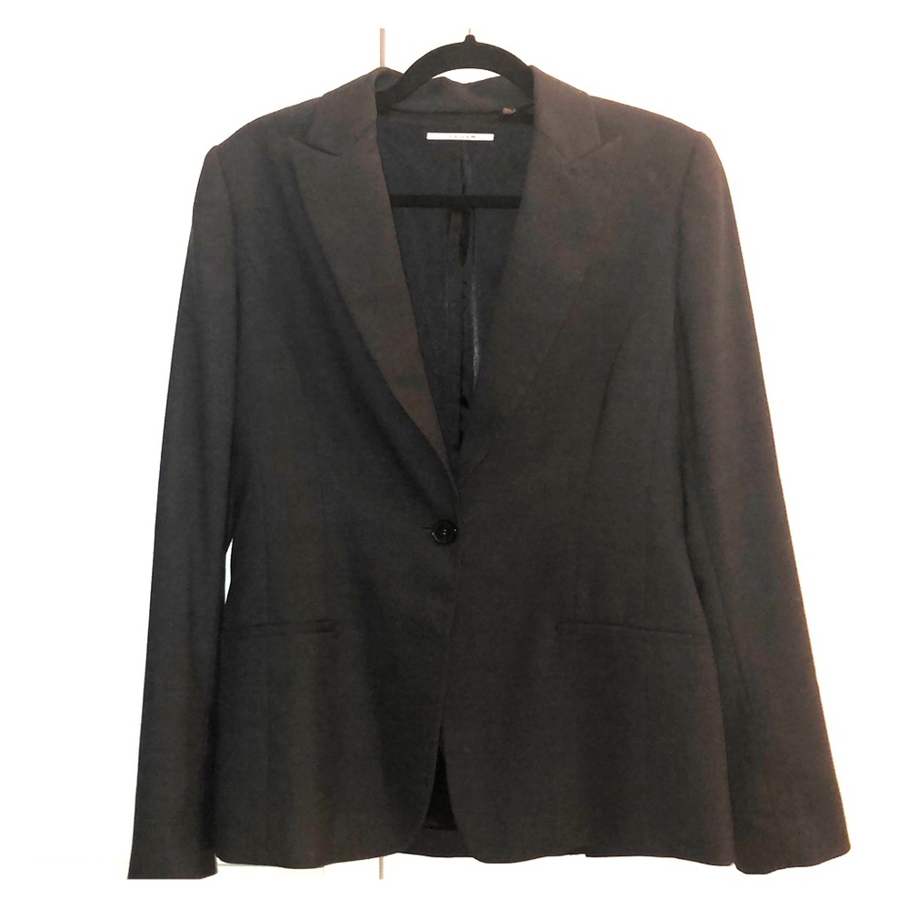 T Tahari Charcoal Blazer - Size 8